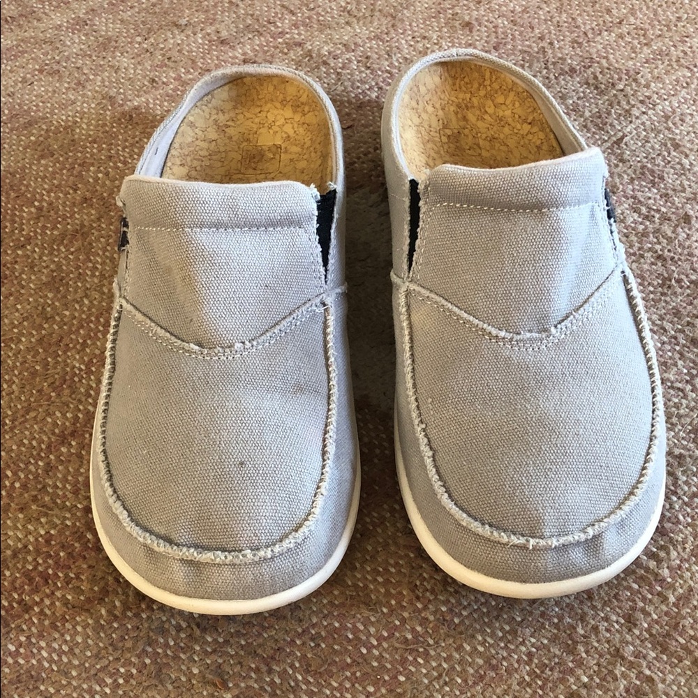 Spenco Siesta Orthotic Slide Canvas Mules M 7, W 9 Gray